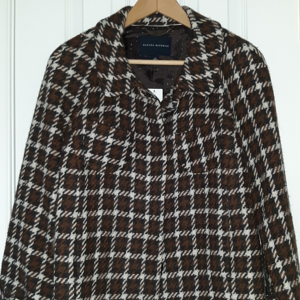Banana Republic Tweed Coat - Brand New